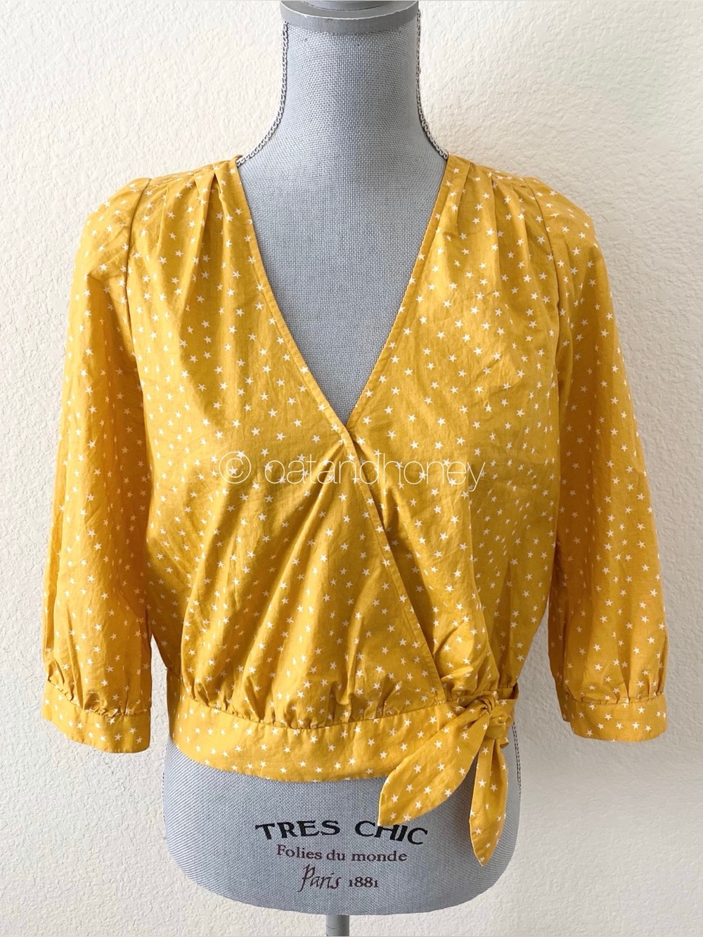 Madewell Wrap Top in Star Scatter
